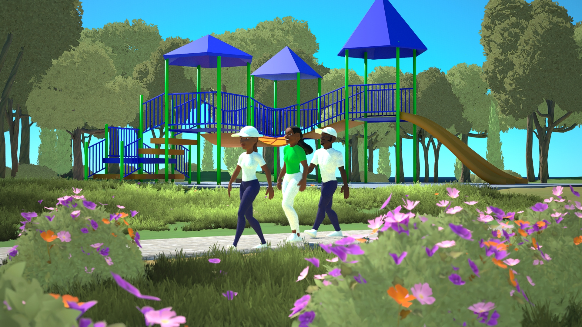 Screenshot from NAMI Walks project