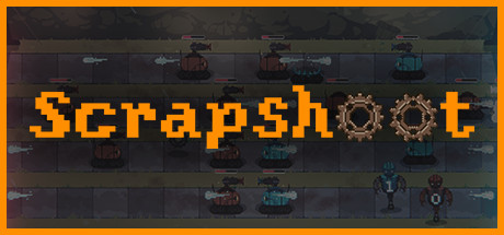A screenshot of Scrapshoot logo